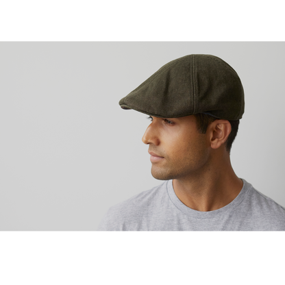 Goorin Bros. southern tide cotton duckbill ivy flatcap Black  mens styling