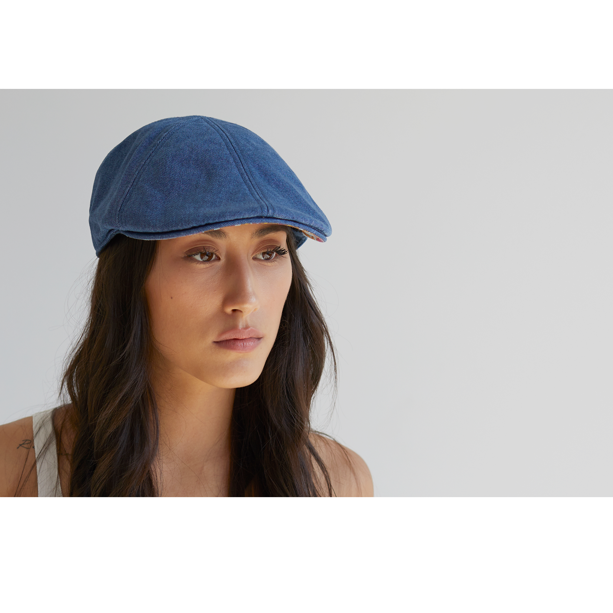 Goorin Bros. southern tide cotton duckbill ivy flatcap Blue  womens styling