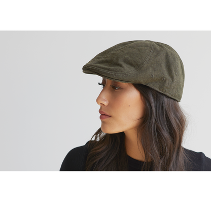 Goorin Bros. society street cotton halo ivy flatcap Black  womens styling