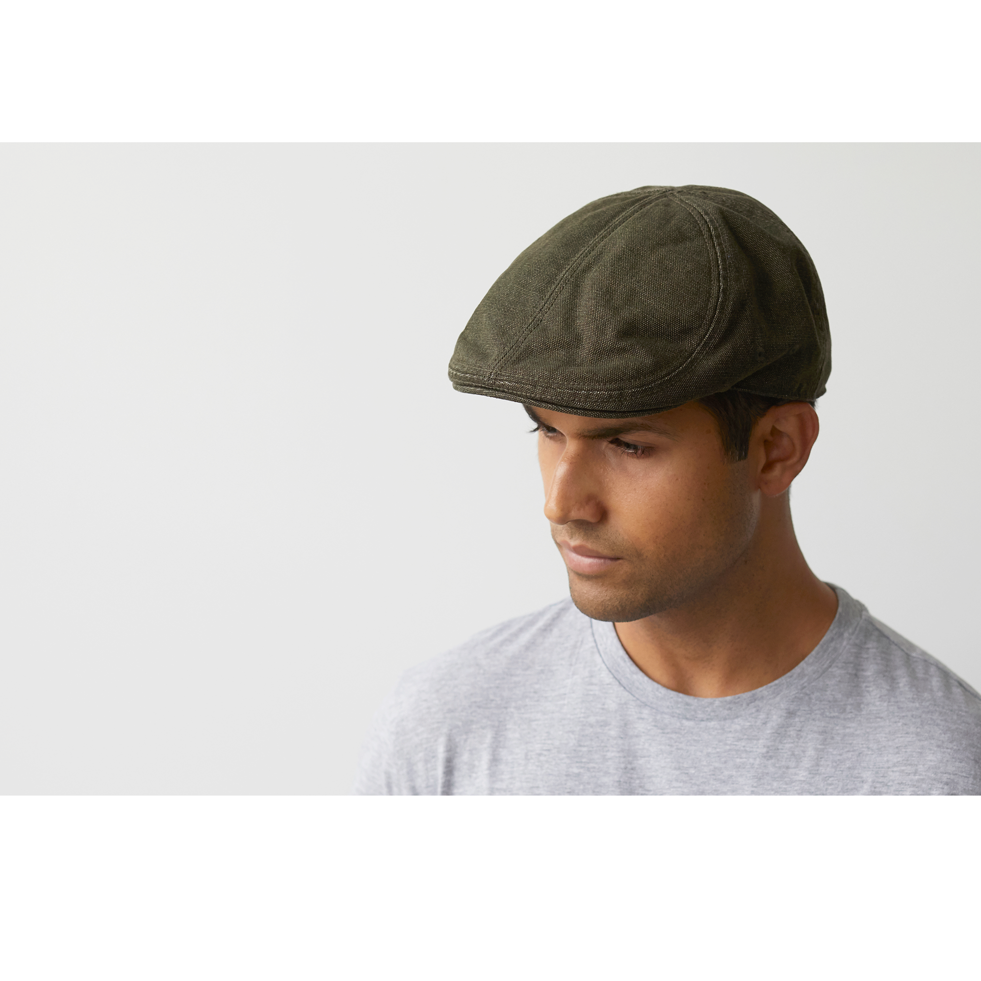Goorin Bros. society street cotton halo ivy flatcap Black  mens styling