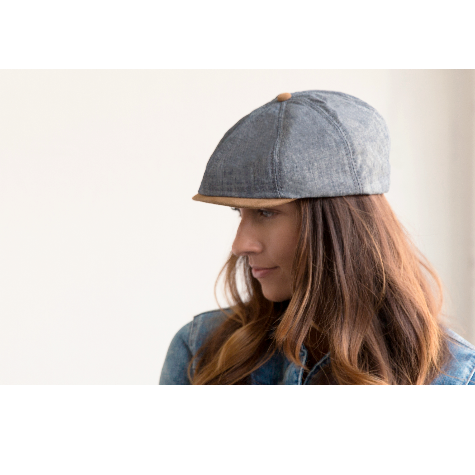 Goorin Bros. mighty mississippi cotton gatsby flatcap Blue  womens styling