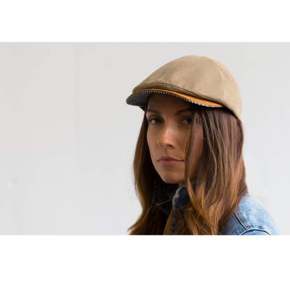 Goorin Bros. swampy cotton 6 panel ivy flatcap Natural  womens styling