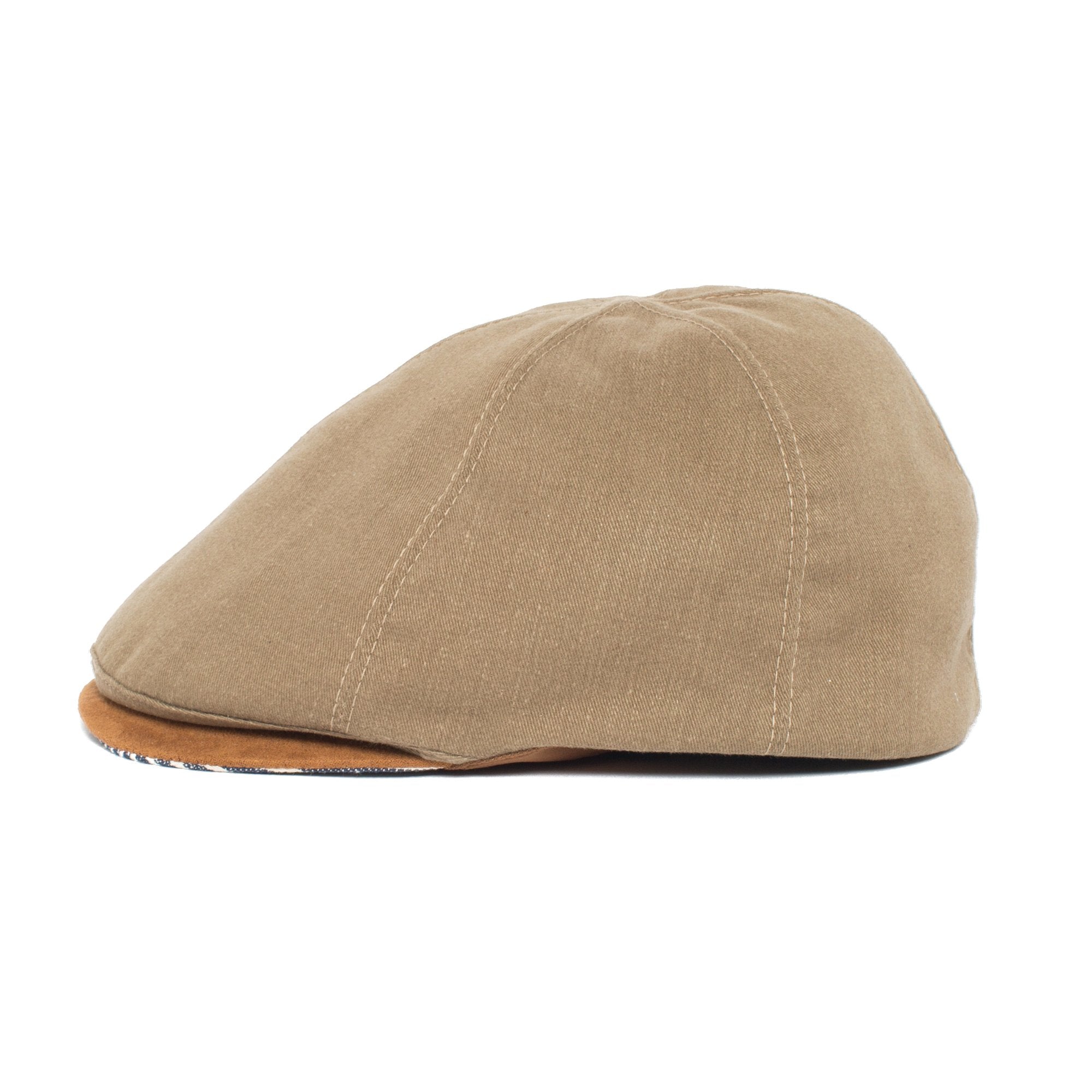Goorin Bros. swampy cotton 6 panel ivy flatcap Natural side view