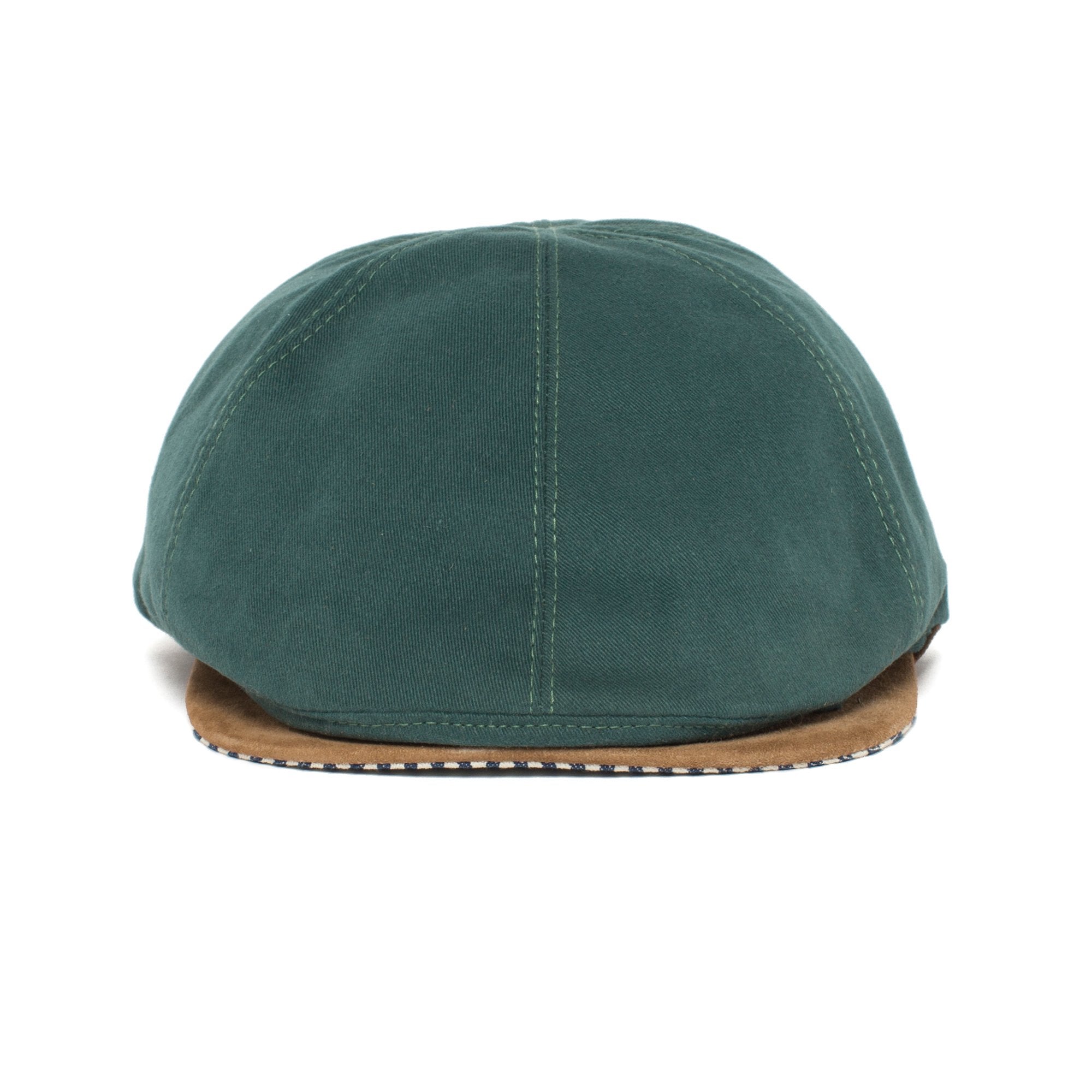 Goorin Bros. swampy cotton 6 panel ivy flatcap Teal front view