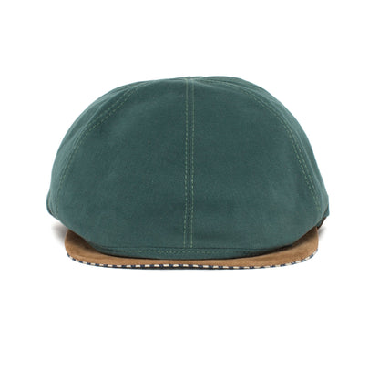 Goorin Bros. swampy cotton 6 panel ivy flatcap Teal front view