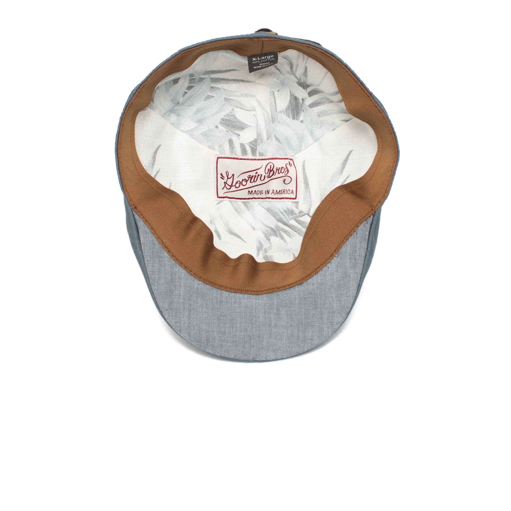 Goorin Bros. royal street cotton ivy flatcap Grey under view