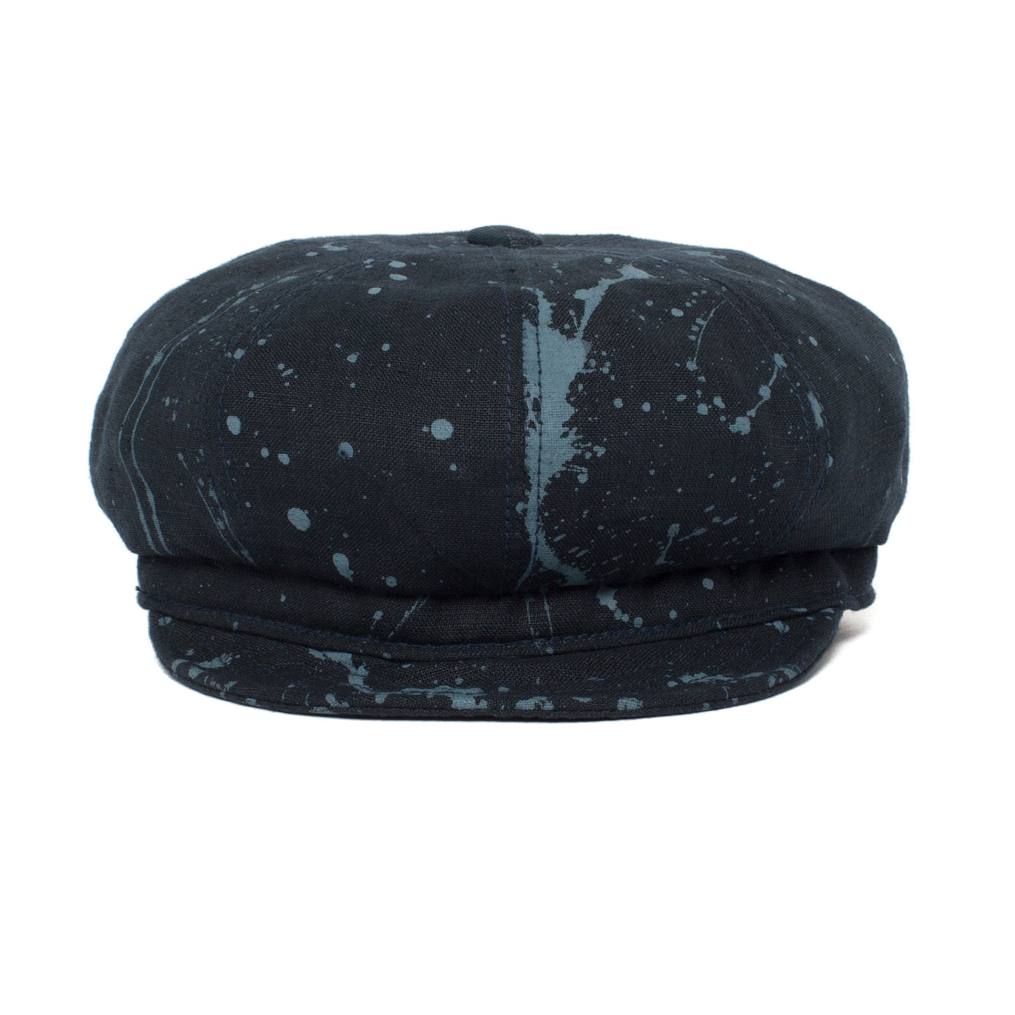 Goorin Bros. end of the world linen cabbie Navy front view