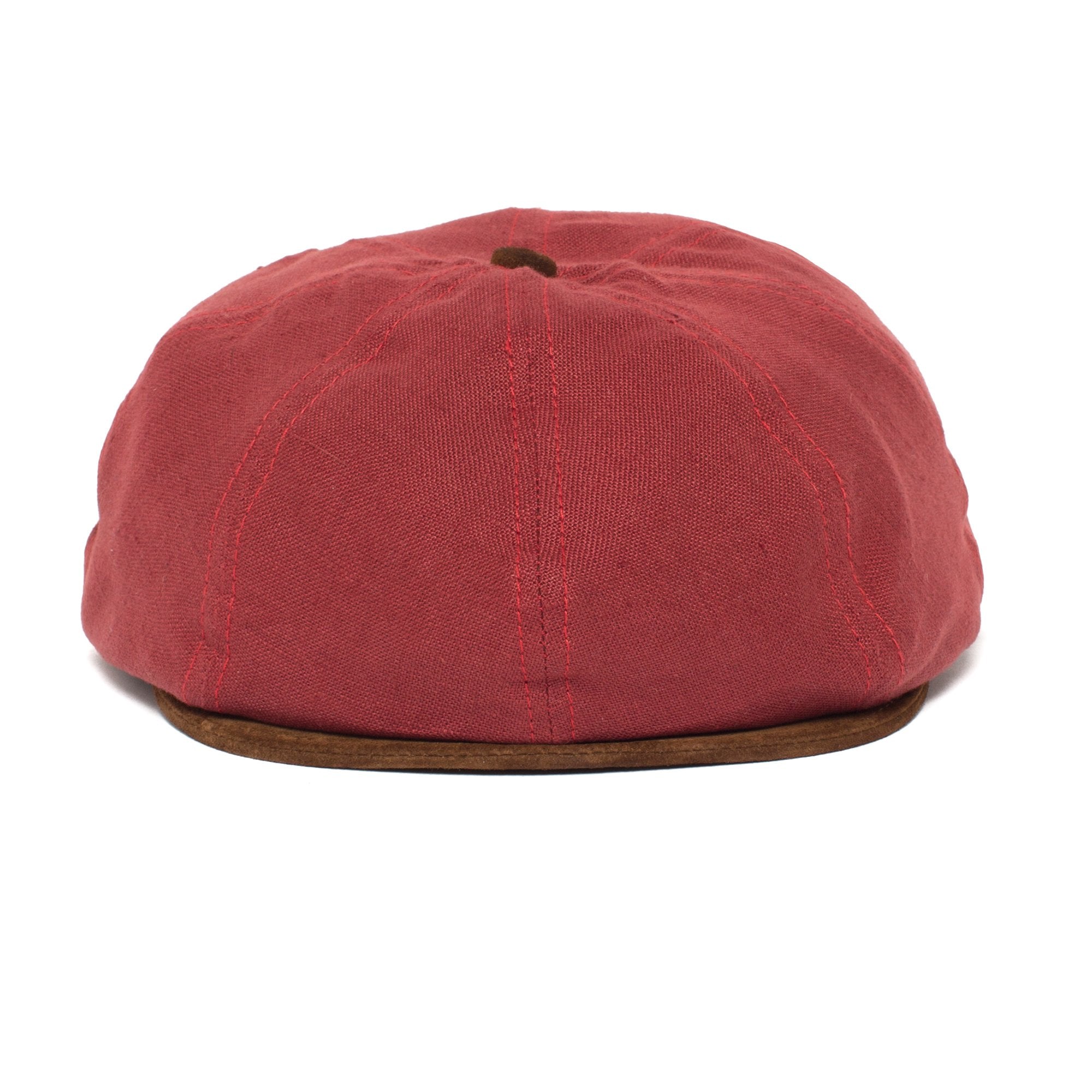 Goorin Bros. magazine linen gatsby flatcap Red front view