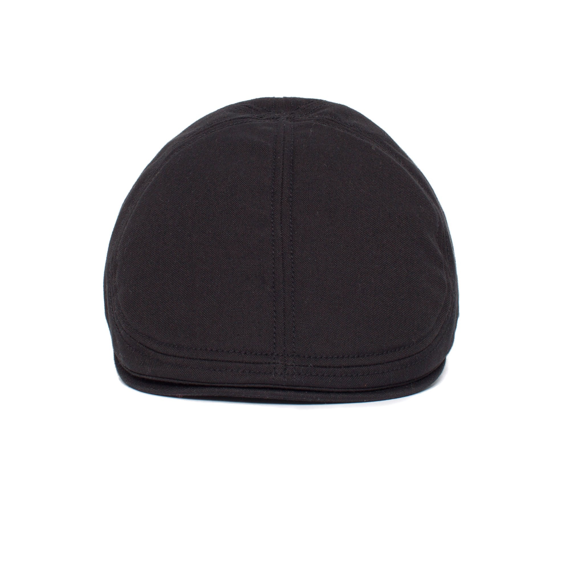 Goorin Bros. day trip cotton ivy flatcap Black front view