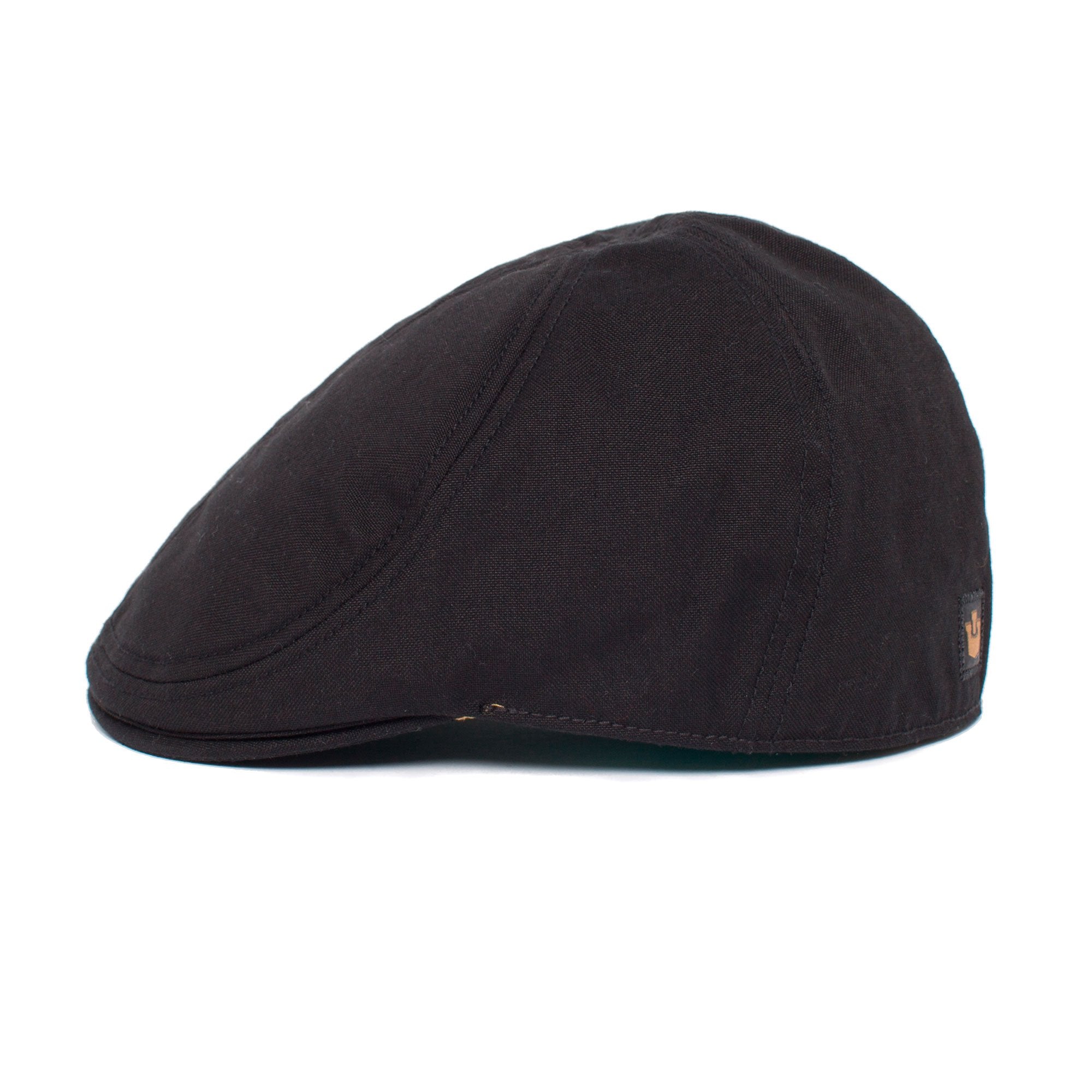 Goorin Bros. day trip cotton ivy flatcap Black side view