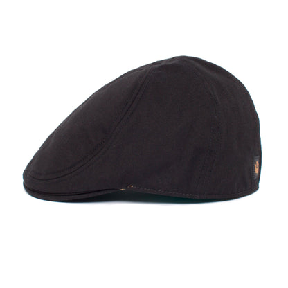 Goorin Bros. day trip cotton ivy flatcap Black side view
