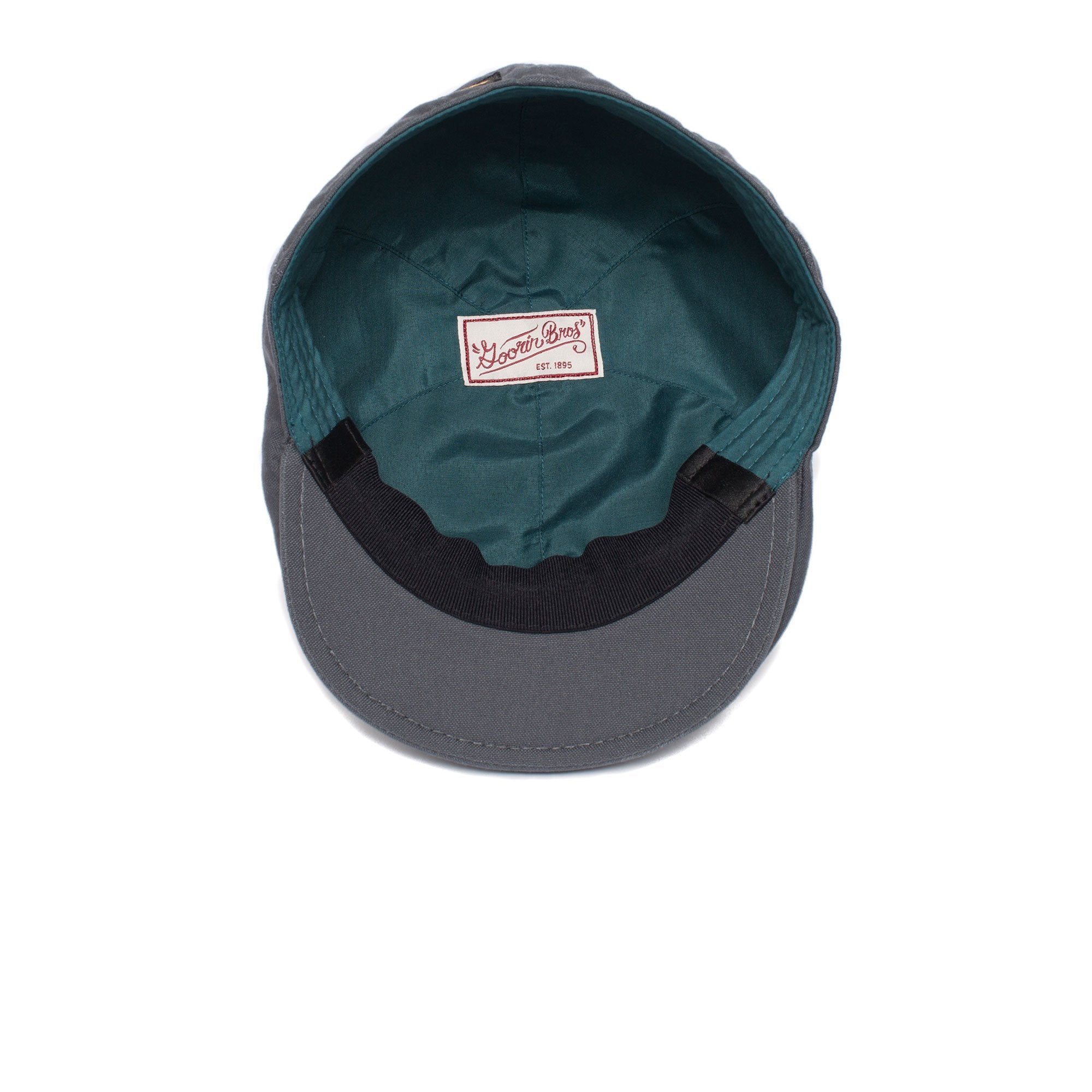 Goorin Bros. day trip cotton ivy flatcap Grey under view