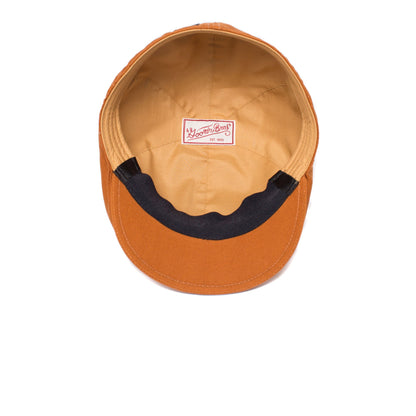 Goorin Bros. day trip cotton ivy flatcap Rust under view