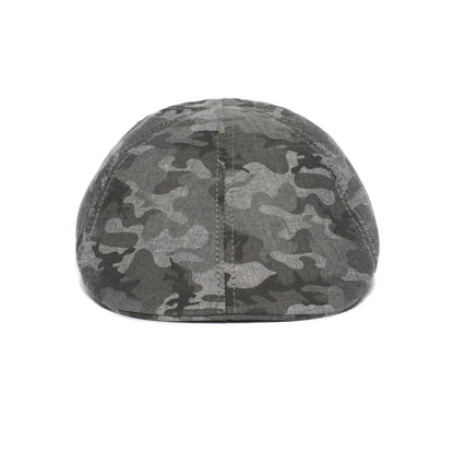 Goorin Bros. oceanside blvd cotton 6 panel duckbill flatcap Black front view