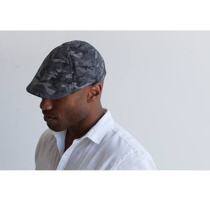 Goorin Bros. oceanside blvd cotton 6 panel duckbill flatcap Black  mens styling