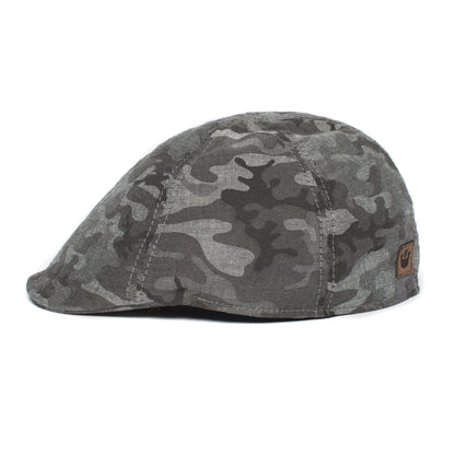 Goorin Bros. oceanside blvd cotton 6 panel duckbill flatcap Black side view
