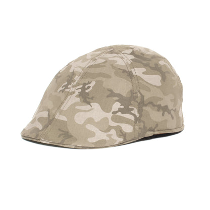 Goorin Bros. oceanside blvd cotton 6 panel duckbill flatcap Olive left side view