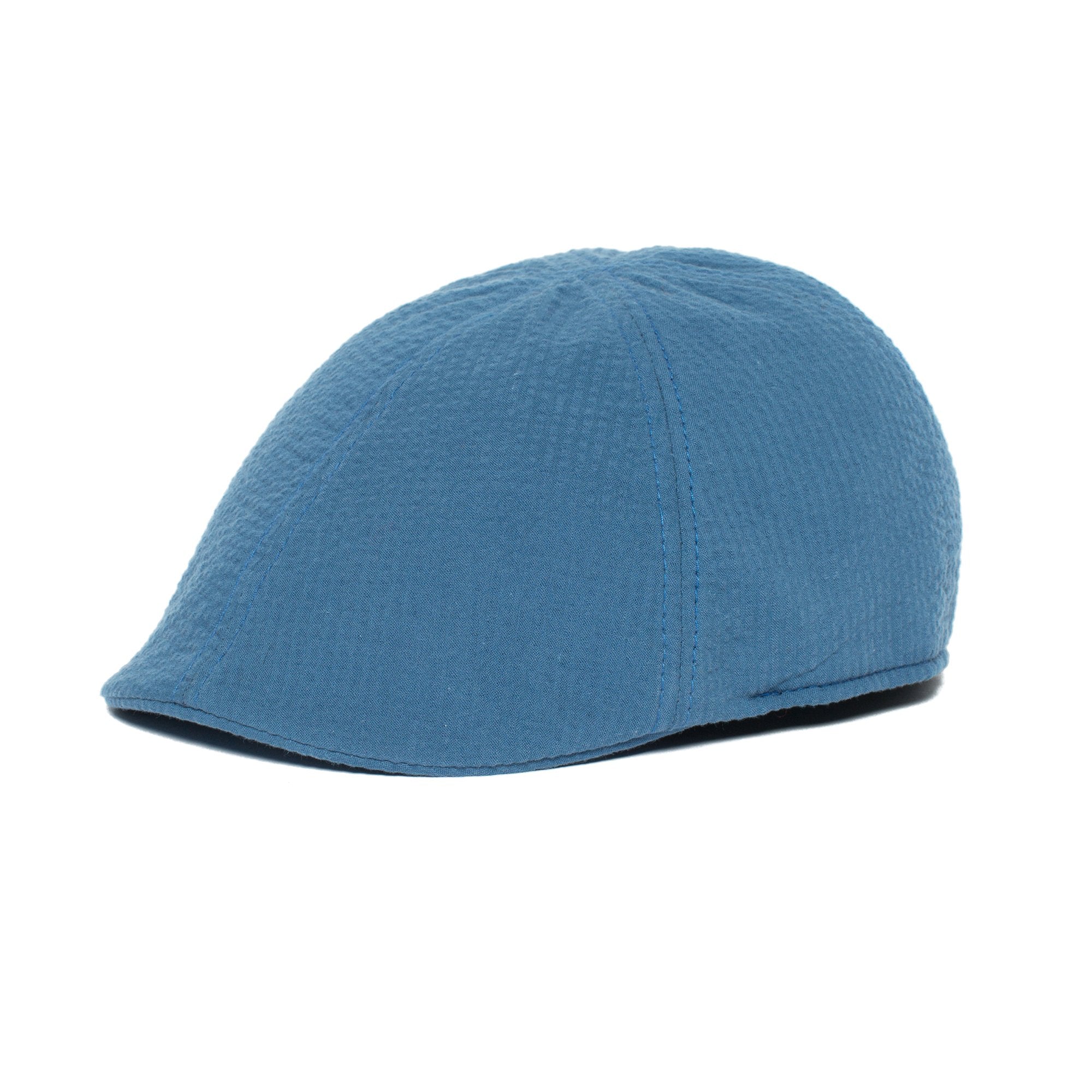 Goorin Bros. wychmere harbor cotton 6 panel duckbill flatcap Blue left side view