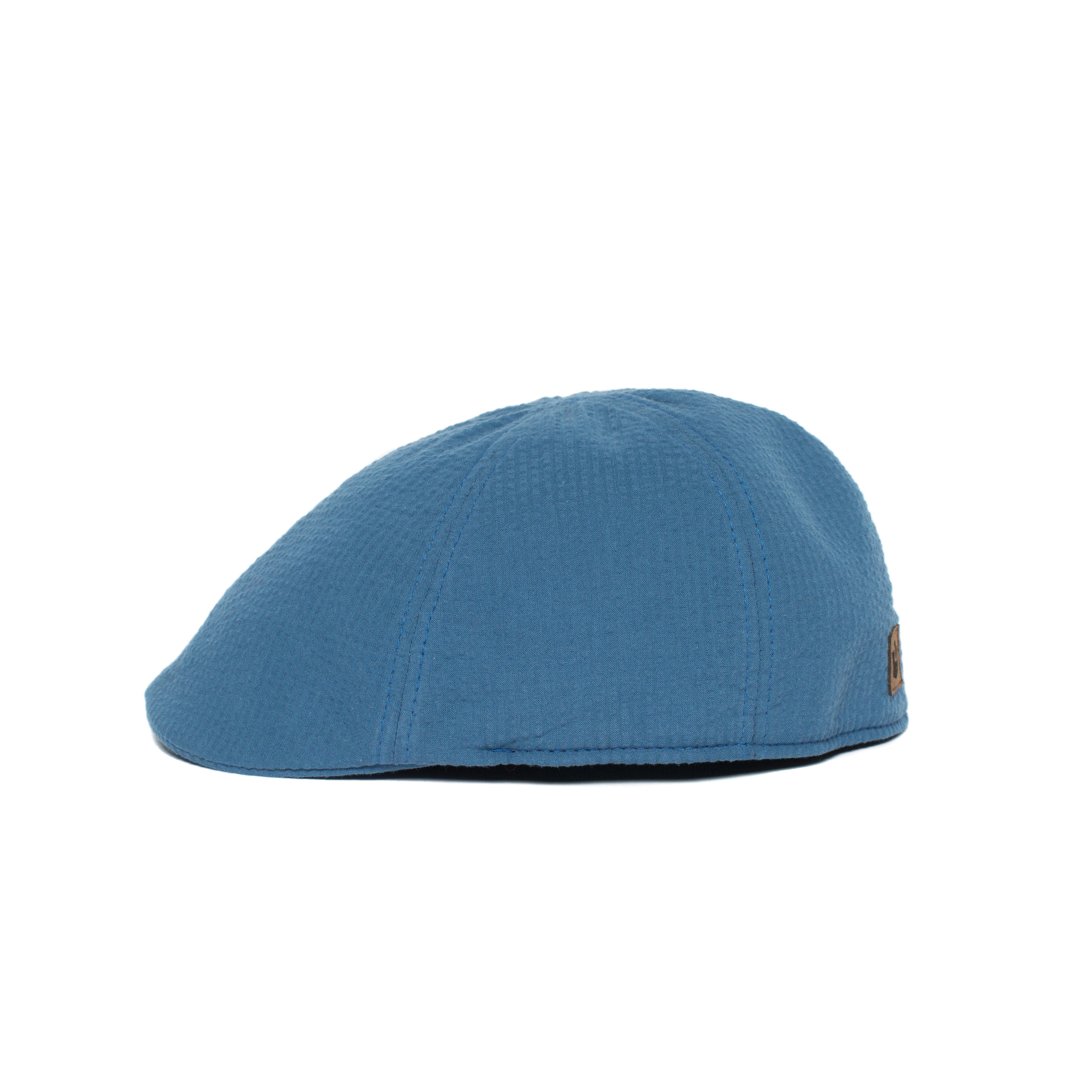 Goorin Bros. wychmere harbor cotton 6 panel duckbill flatcap Blue side view