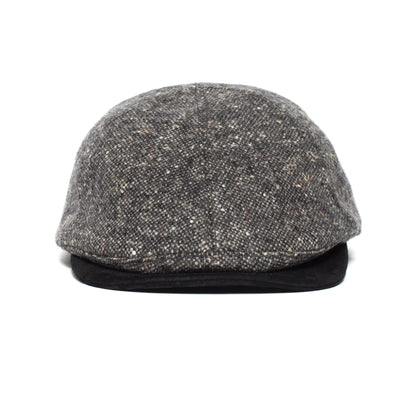 Goorin Bros. north point wool blend ivy flatcap Black front view