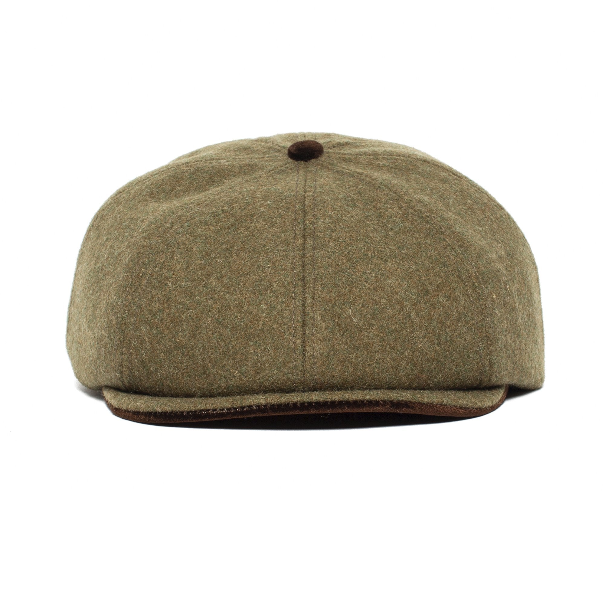 Goorin Bros. love and war wool blend gatsby flatcap Olive front view