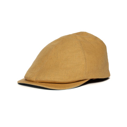 Goorin Bros. summer dreams linen ivy flatcap Tan left side view
