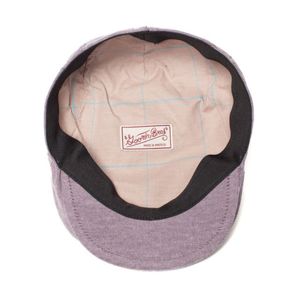 Goorin Bros. thunder roll cotton ivy flatcap Burgundy under view