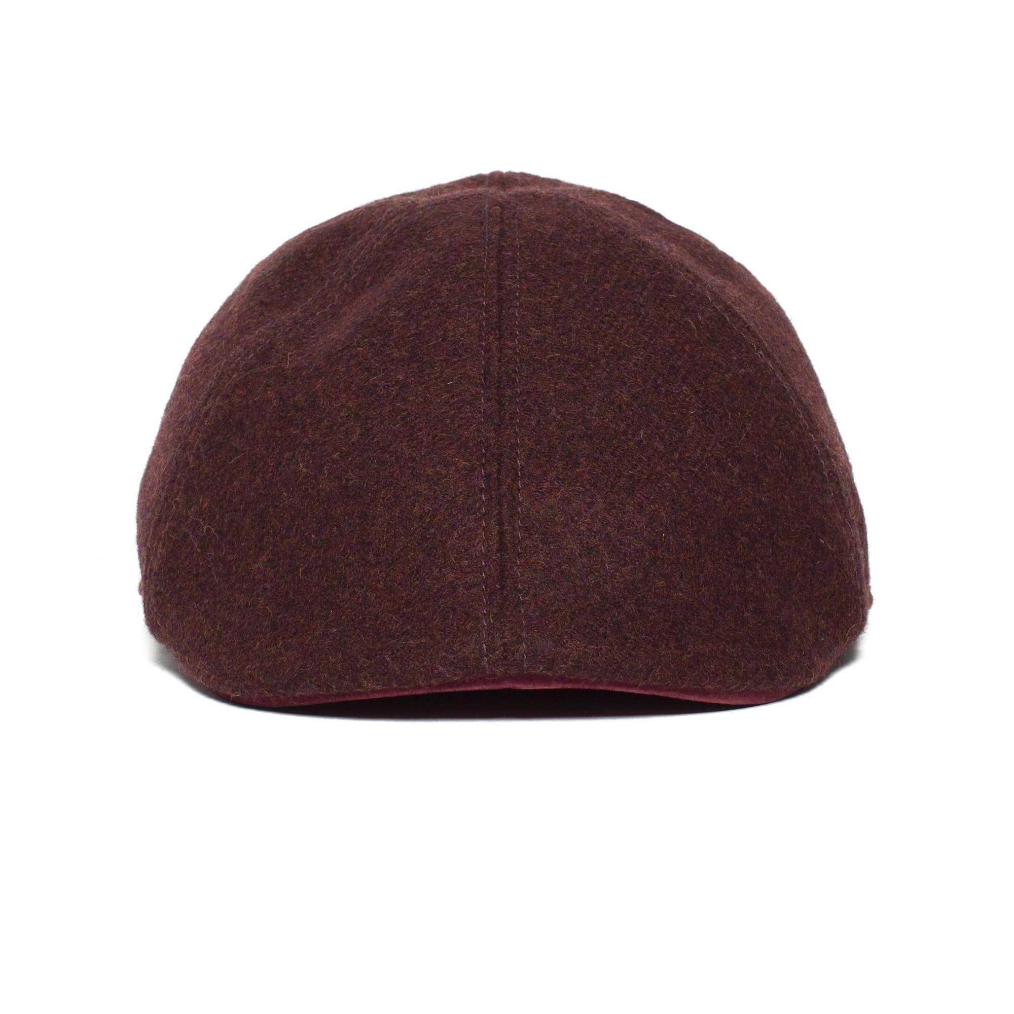 Goorin Bros. wrigley wool blend 6 panel duckbill flatcap Burgundy front view