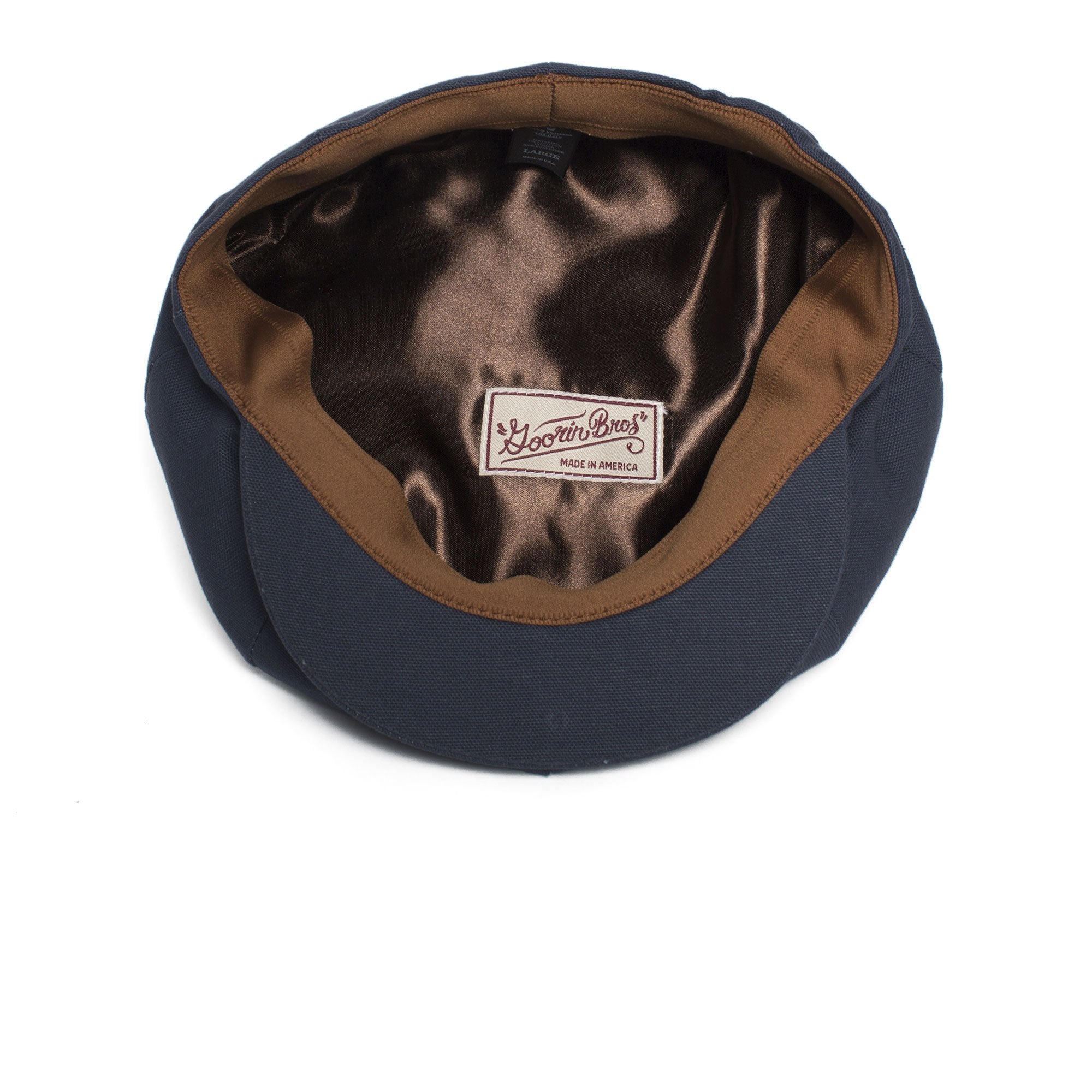 Goorin Bros. peep dawg cotton ivy flatcap Navy under view