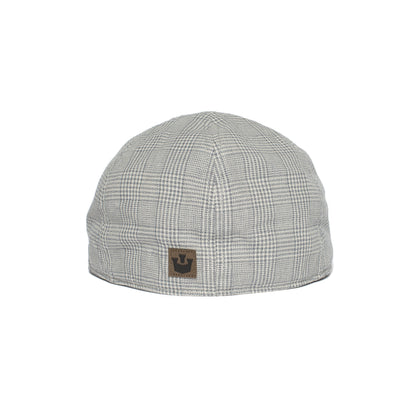 Goorin Bros. hazy days polyester 6 panel ivy flatcap Grey back view