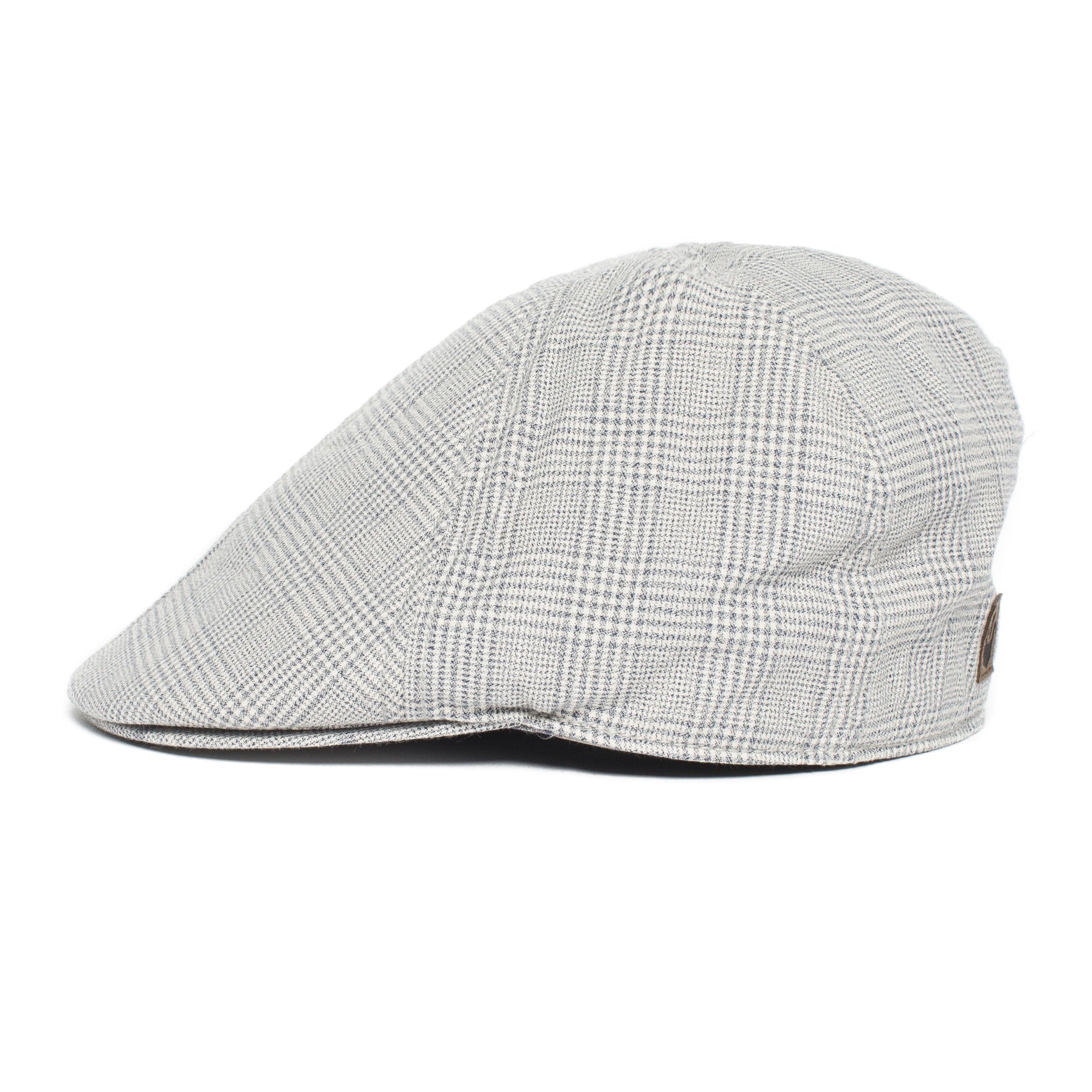 Goorin Bros. hazy days polyester 6 panel ivy flatcap Grey side view