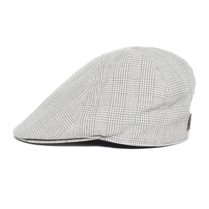 Goorin Bros. hazy days polyester 6 panel ivy flatcap Grey side view