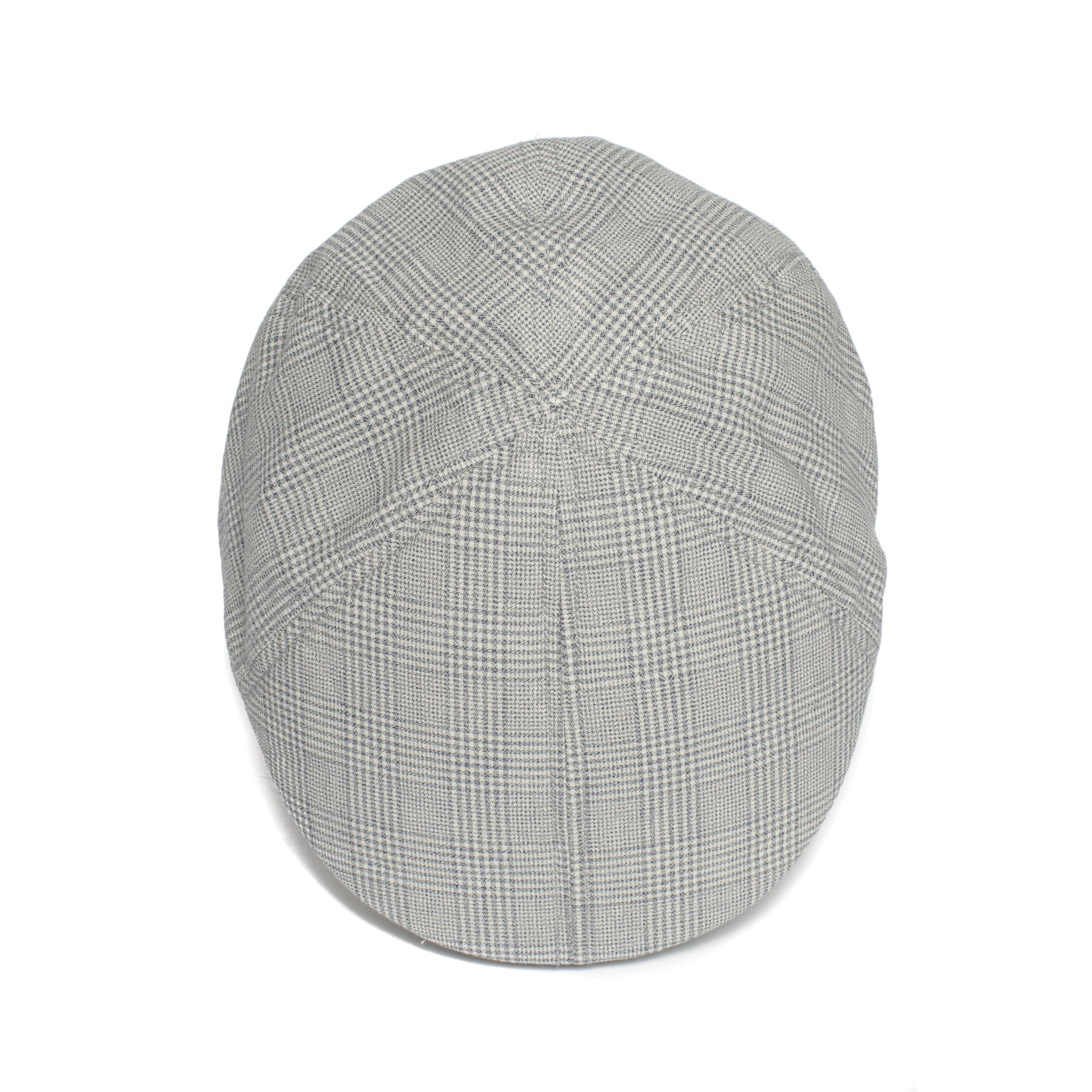 Goorin Bros. hazy days polyester 6 panel ivy flatcap Grey top view