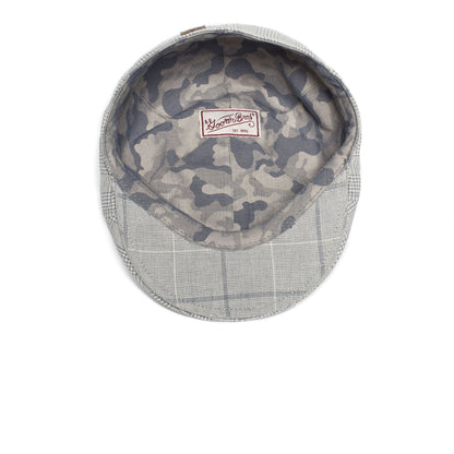 Goorin Bros. hazy days polyester 6 panel ivy flatcap Grey under view