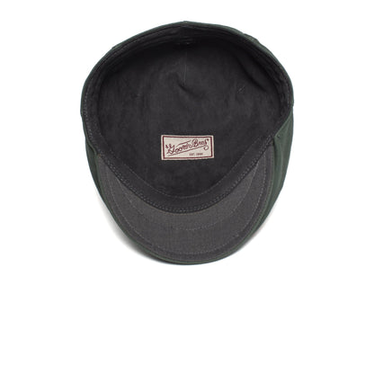 Goorin Bros. rain cloud cotton low profile ivy flatcap Forest under view