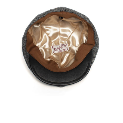 Goorin Bros. hard work wool blend ivy flatcap Black under view
