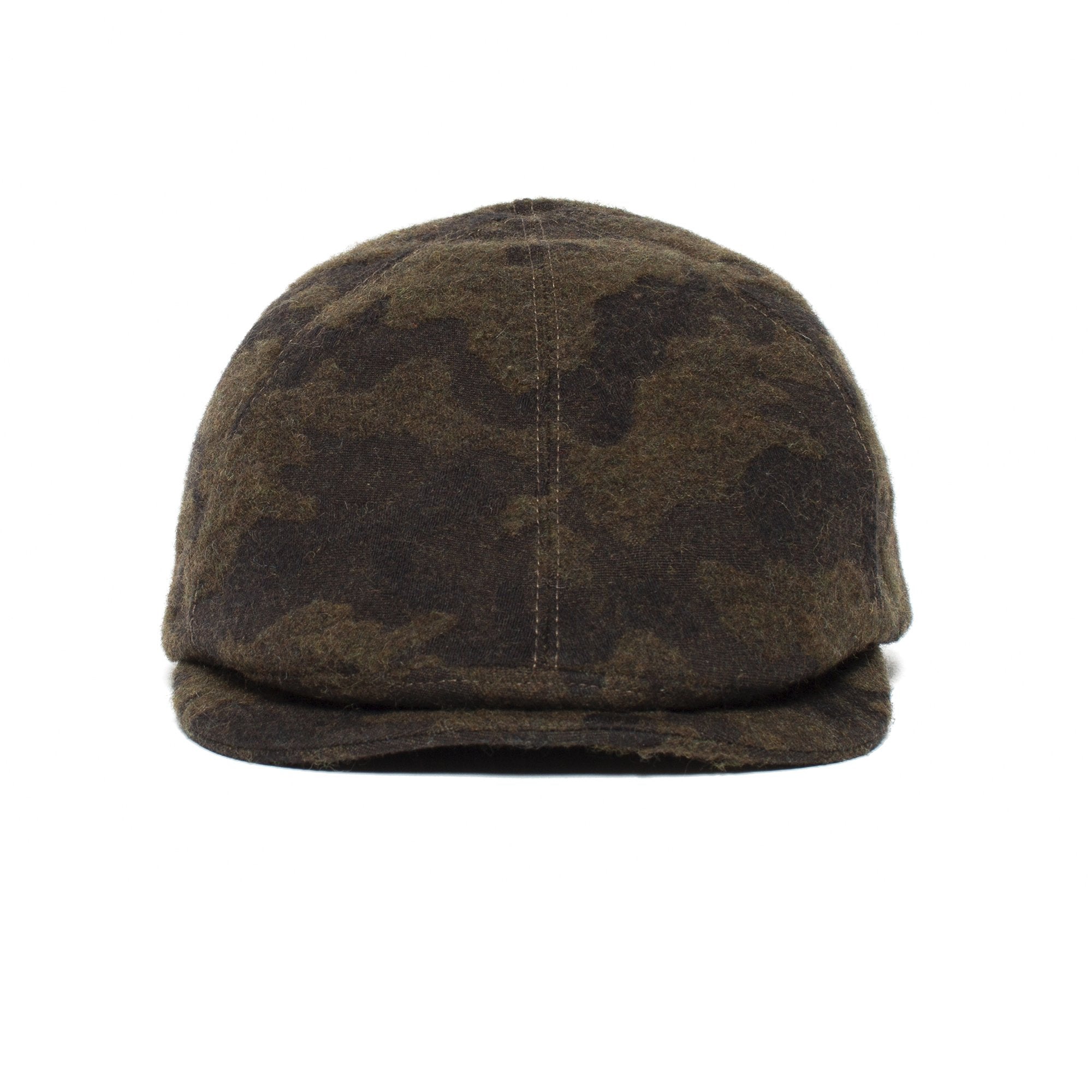 Goorin Bros. hidden views wool blend 6 panel ivy flatcap Olive front view