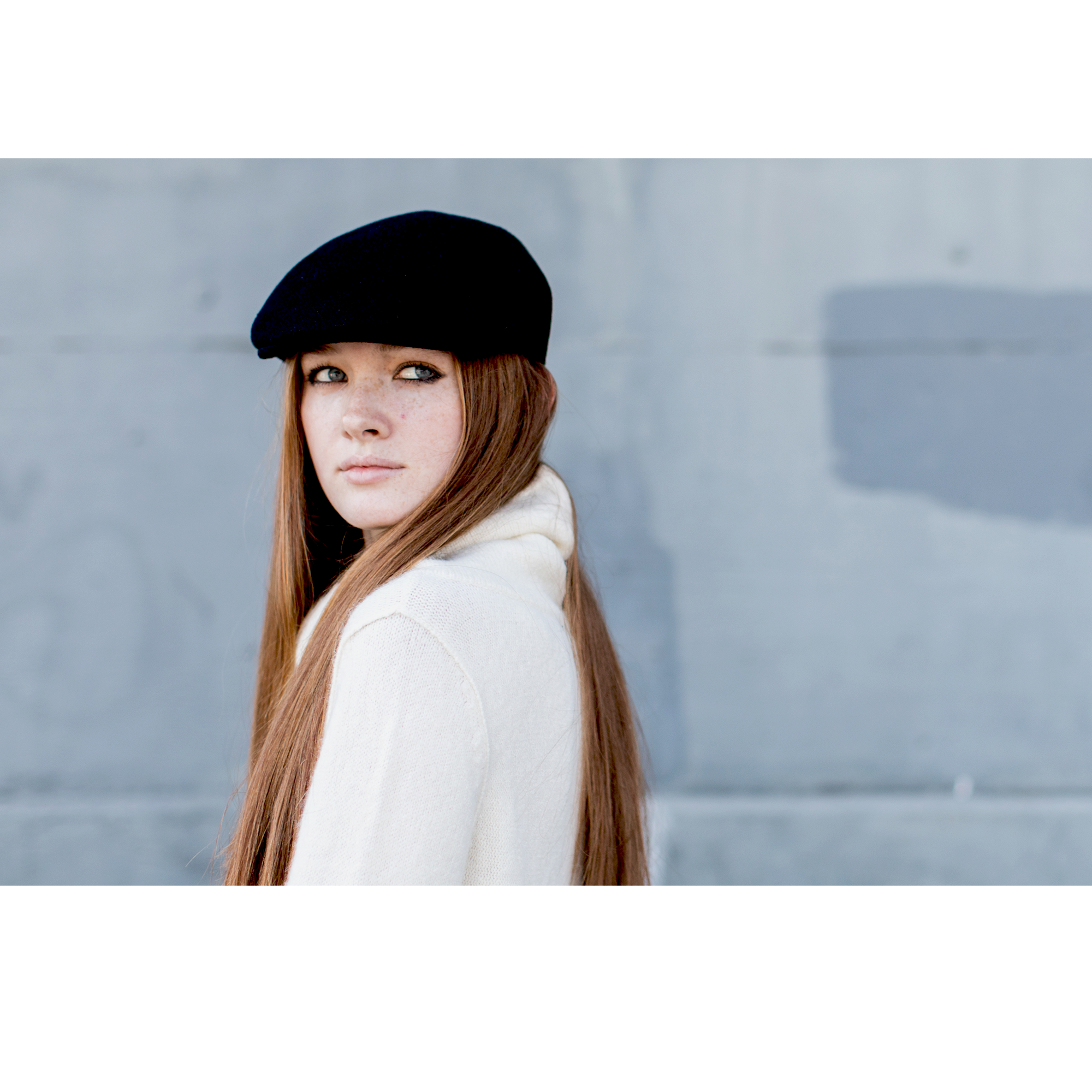 Goorin Bros. milan winters wool blend blocked ivy flatcap Black  womens styling