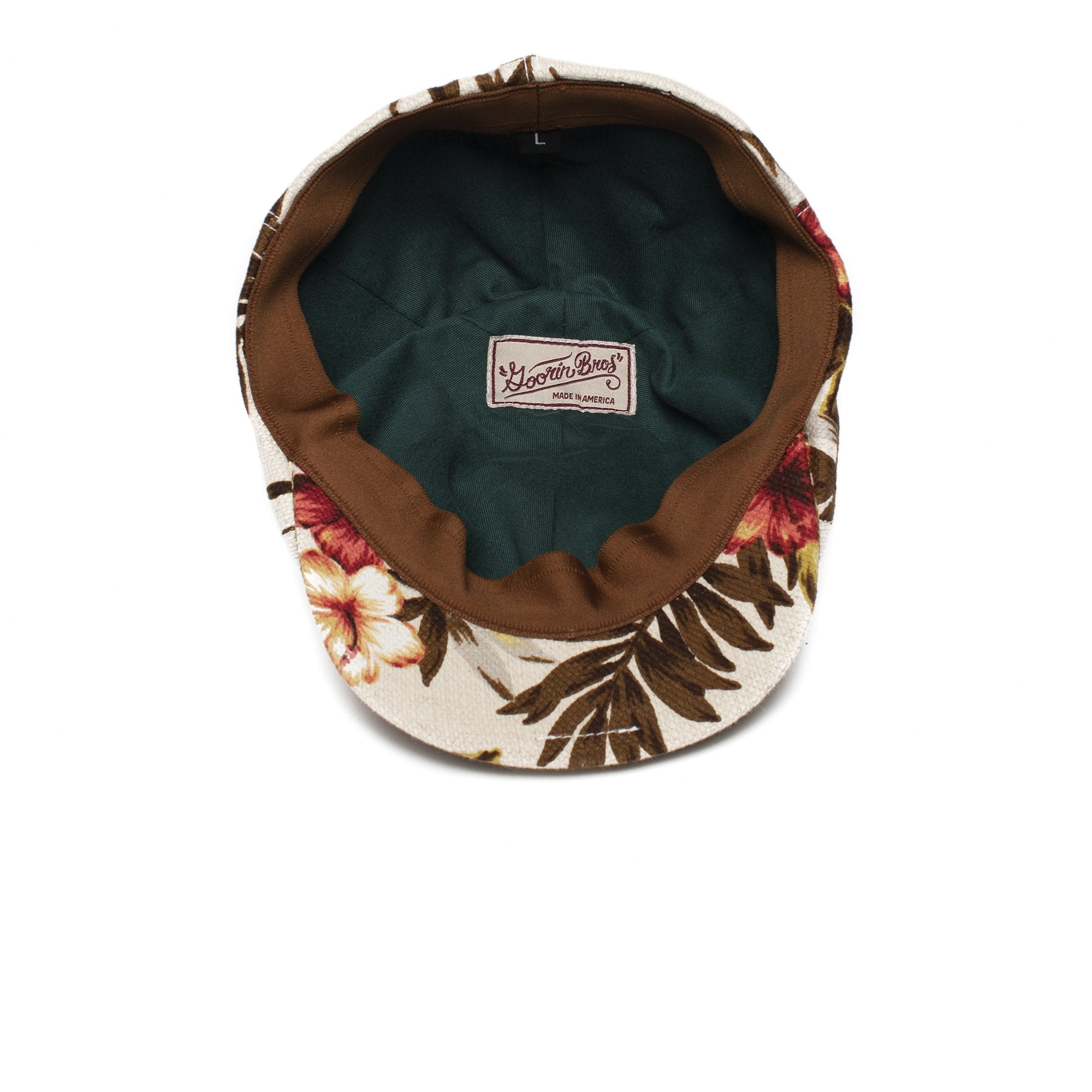 Goorin Bros. tropical kiss cotton ivy flatcap Natural under view