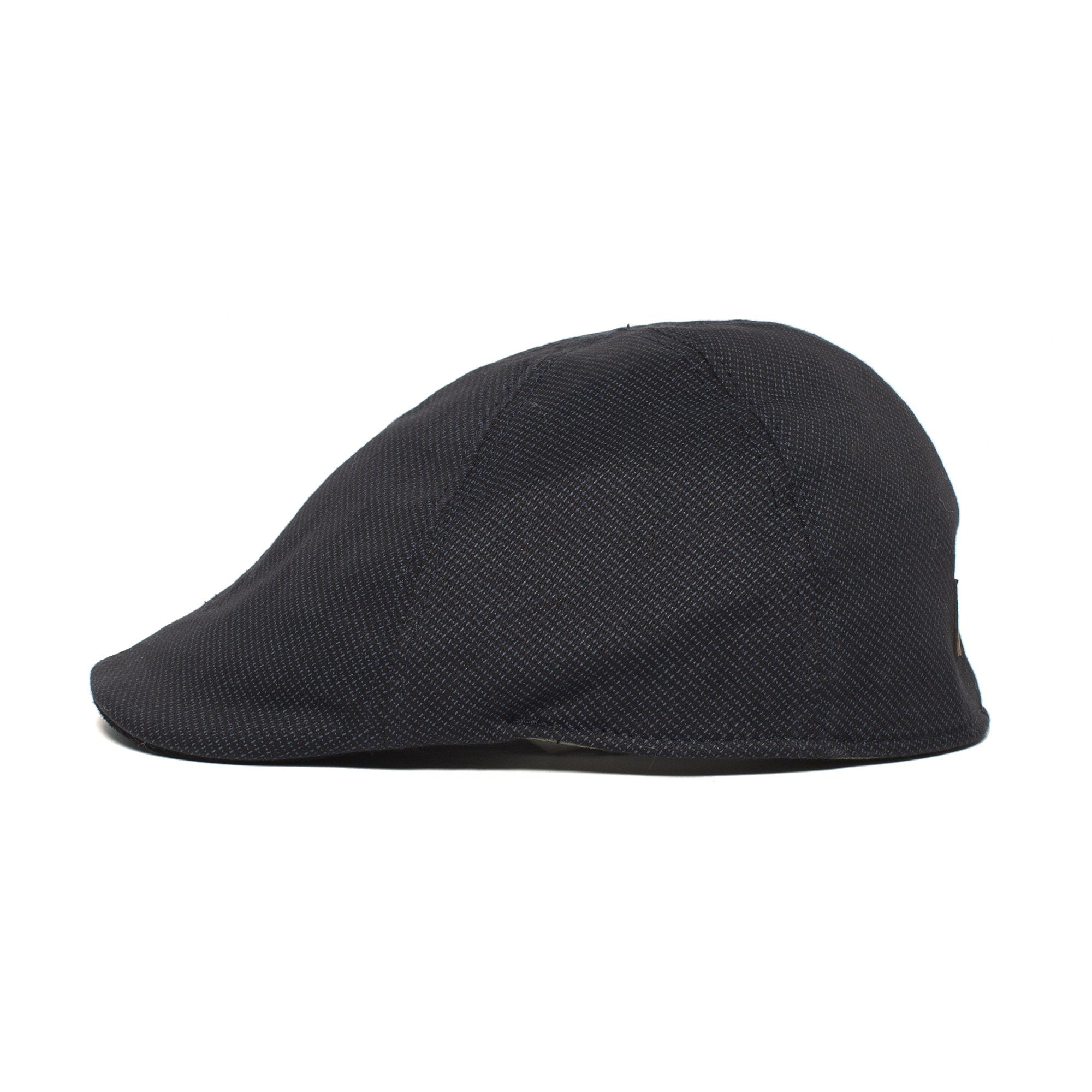 Goorin Bros. clean oceans cotton 6 panel ivy flatcap Black side view