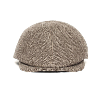 Goorin Bros. fly high cotton 6 panel duckbill flatcap Brown front view