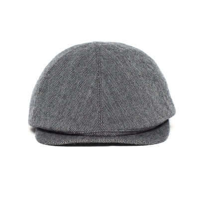 Goorin Bros. fly high cotton 6 panel duckbill flatcap Charcoal front view