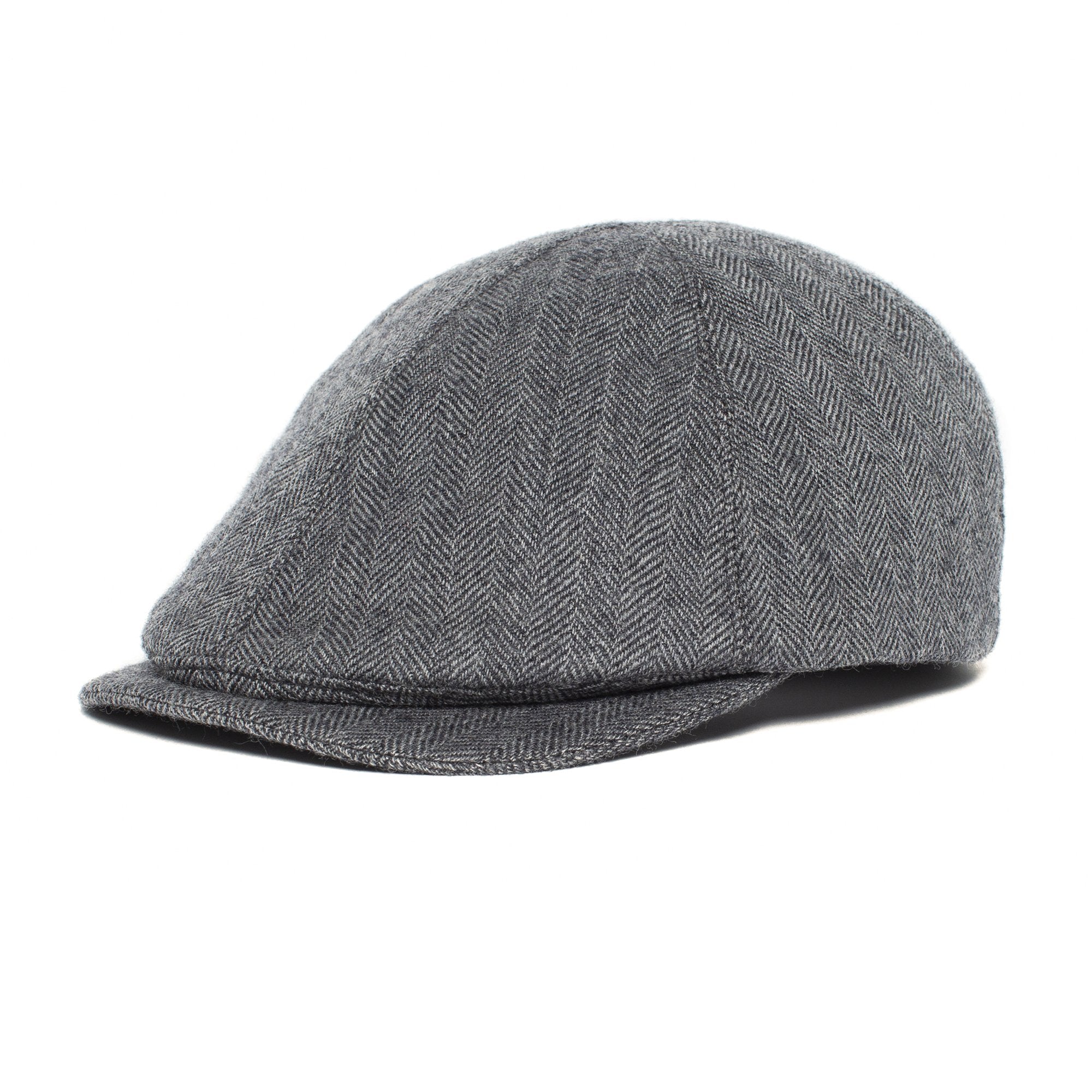 Goorin Bros. fly high cotton 6 panel duckbill flatcap Charcoal left side view
