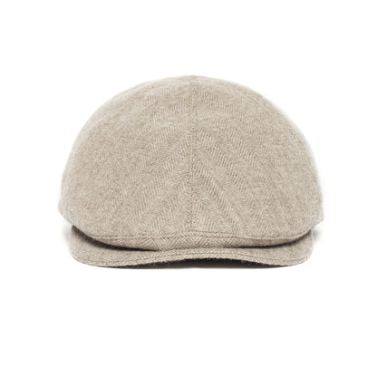 Goorin Bros. fly high cotton 6 panel duckbill flatcap Tan front view