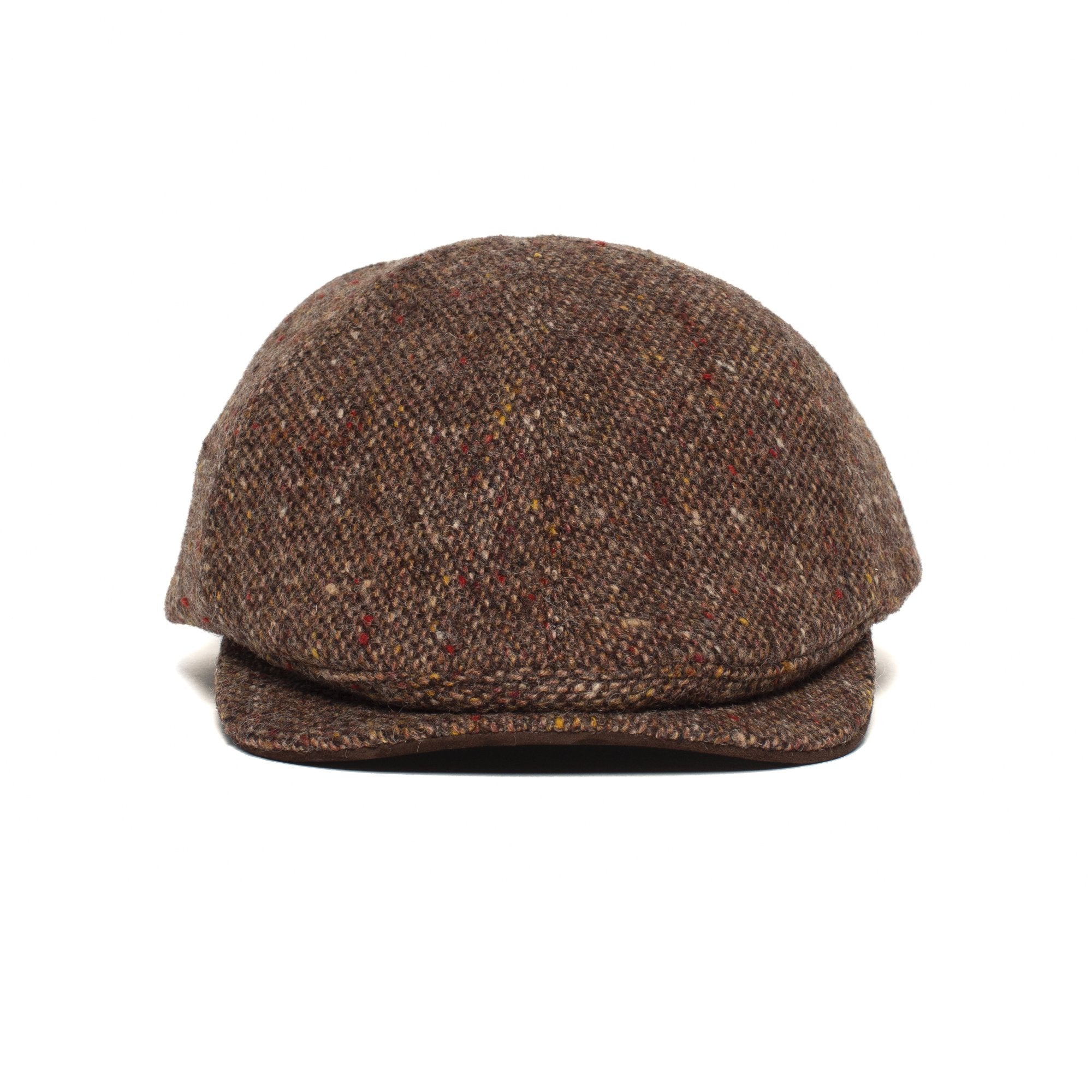 Goorin Bros. marty g wool blend 6 panel duckbill flatcap Brown front view