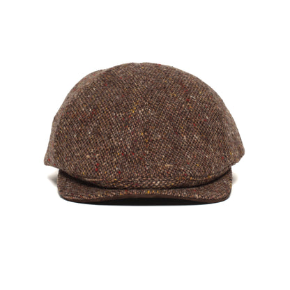 Goorin Bros. marty g wool blend 6 panel duckbill flatcap Brown front view