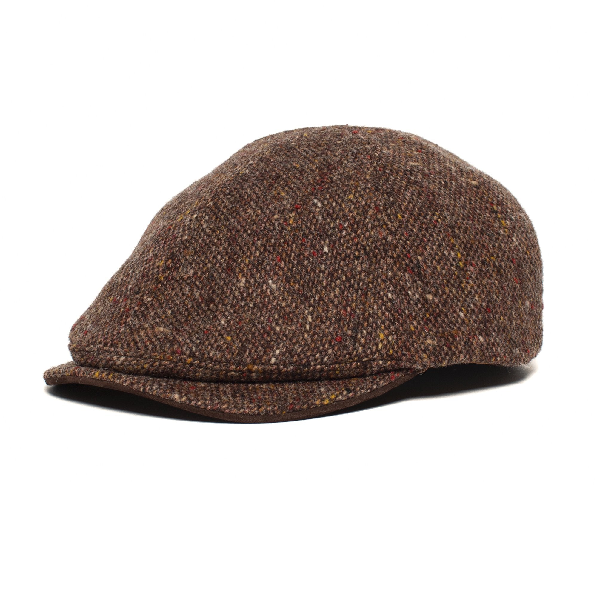 Goorin Bros. marty g wool blend 6 panel duckbill flatcap Brown left side view