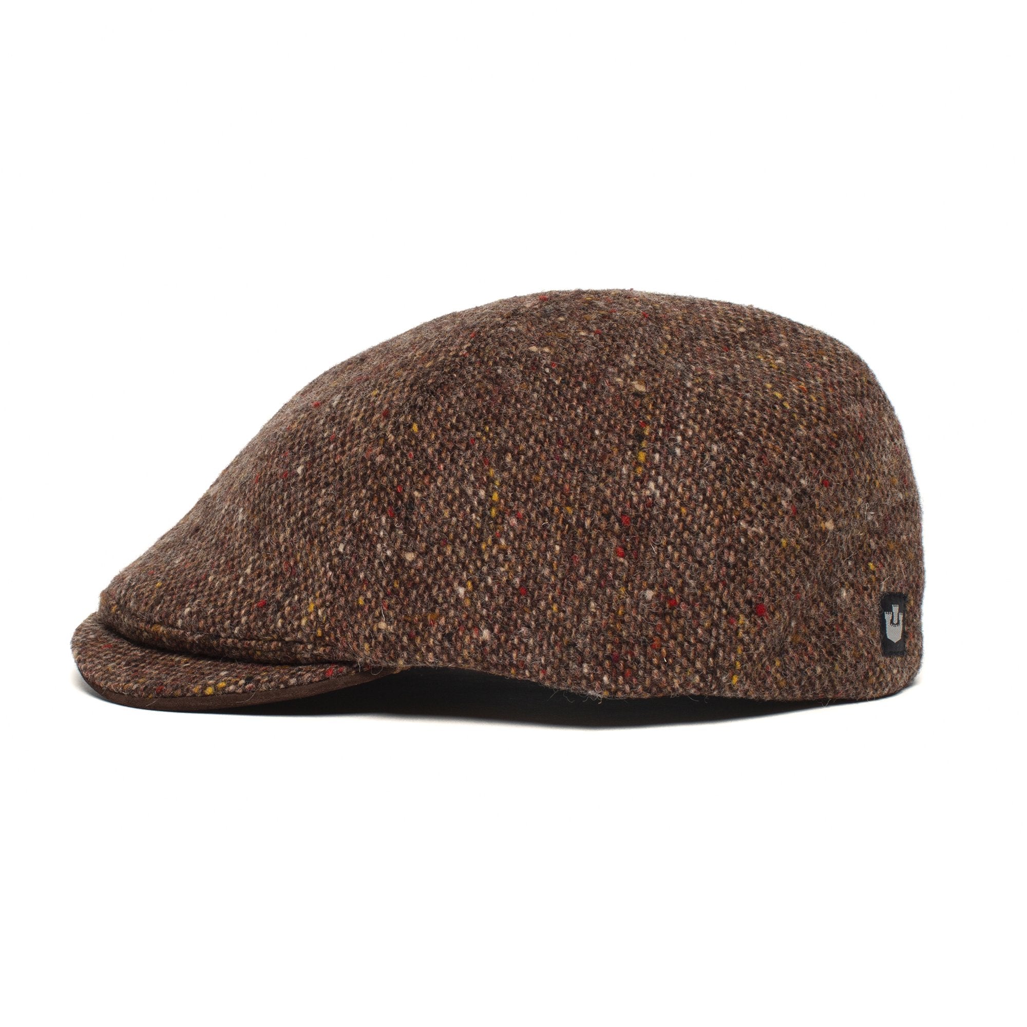 Goorin Bros. marty g wool blend 6 panel duckbill flatcap Brown side view