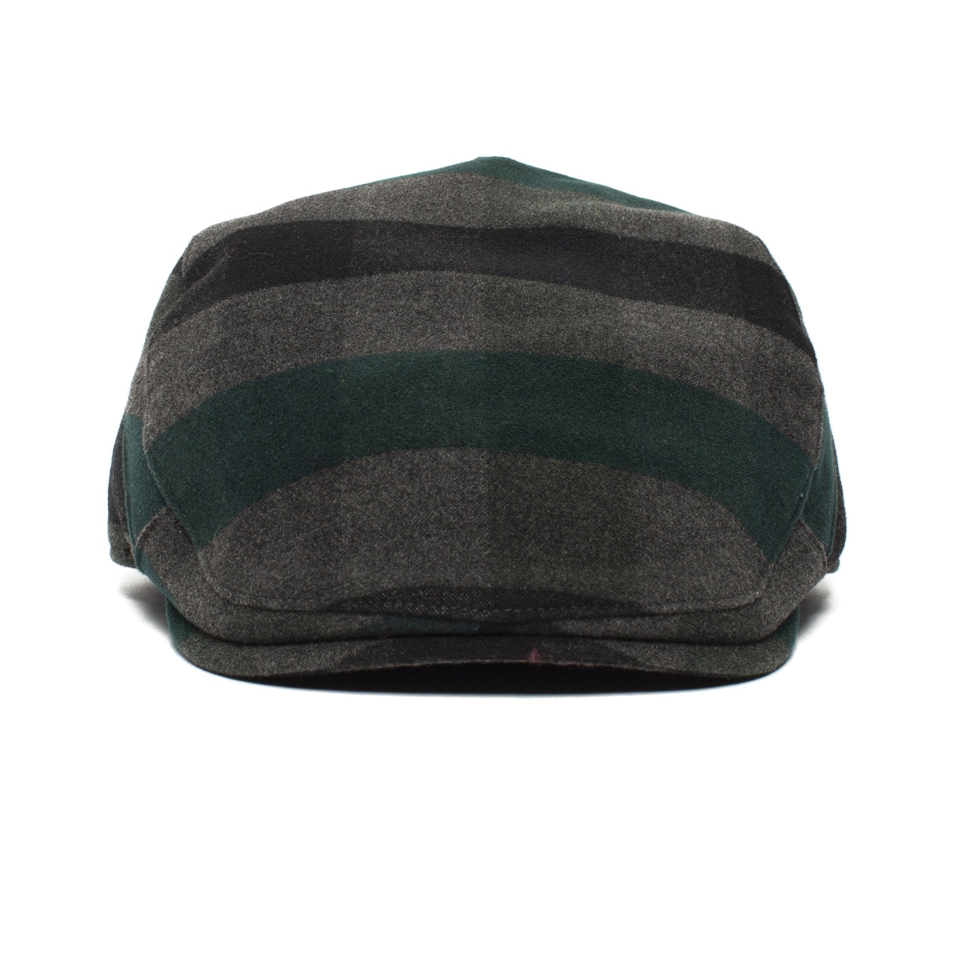 Goorin Bros. built tough polyester low profile ivy flatcap Charcoal front view