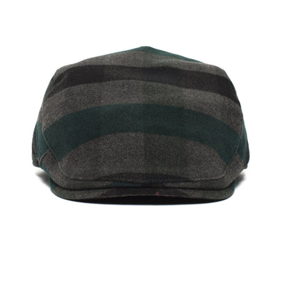 Goorin Bros. built tough polyester low profile ivy flatcap Charcoal front view